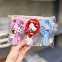 Gương lược cầm tay có cán gấu kitty