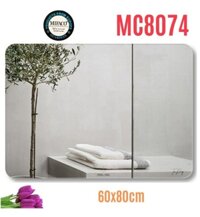 Gương Mifaco MC8074 Bo Góc Chữ Nhật Ngang 60x80cm