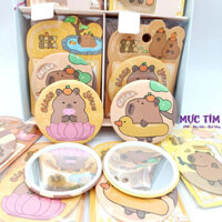 Gương mini cầm tay Capybara