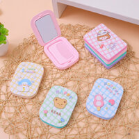 Gương Mini Cầm Tay Kèm Lược Chải Đầu Hoạ Tiết Xinh Xắn Nhỏ Gọn Và Tiện Dụng