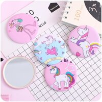 Gương mini - gương mini bỏ túi - gương mini cầm tay dáng tròn dễ thương (GM01)