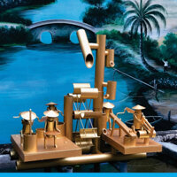 Guồng nước dân tộc Dài 50_Rộng 35_Cao 45cm