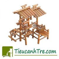 Guồng Nước Mini – Tiểu Cảnh Bằng Tre
