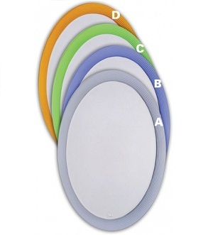 Gương phòng tắm Đình Quốc DQ 91323PA - màu A , B , C , D