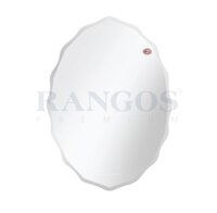 Gương phòng tắm hình elip cạnh sóng Rangos RG-E5070S (500x700mm)