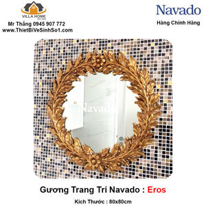 Gương phòng tắm Navado Eros 80×80 cm