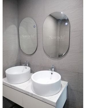 Gương phòng tắm Navado NAV104B 50×70 cm