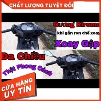 Gương Rizoma cao cấp 5 cạnh (giá 1 cặp) + ron chế xoay 360 độ Sản Phẩm Chuẩn Như Hình