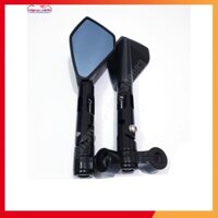 Gương Rizoma cao cấp 5 cạnh (giá 1 cặp) + ron chế xoay 360 độ (Ảnh tự chụp)