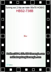 Gương soi-kính Hobig 500x700 HBS2-738B