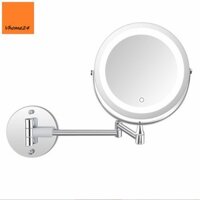 GƯƠNG SOI MẶT ĐÈN LED INOX ỐP TƯỜNG GLE127