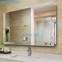 Gương Soi Nhà Tắm, Gương Đèn Led Phun Cát KT60x80cm Gương Thiết Kế Theo Yêu Cầu Phù Hợp Với Các Diện Tích Khác Nhau
