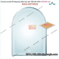 Gương soi phôi Bỉ  sáng đẹp Tân An Vinh 450x600 mm KAG-GST4522