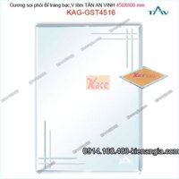 Gương soi phôi Bỉ  sáng đẹp Tân An Vinh 450x600 mm KAG-GST4516