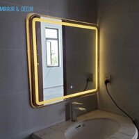 Gương soi phòng tắm, gương soi led hậu KT50x70cm Gương Trang Trí Nội Thất Cao Cấp Thiết Kế Theo Yêu Cầu
