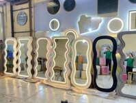 Gương Soi Toàn Thân Bọc Nỉ Nhiều Màu Đẹp Giá Rẻ GU02