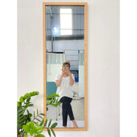 GƯƠNG SOI TOÀN THÂN CHỮ NHẬT VUÔNG 4 GÓC KHUNG GỖ  NỊNH DÁNG DECOR  PHÒNG SIÊU ĐẸP