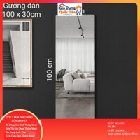 Gương soi toàn thân dán tường chống vỡ nguyên tấm 100x30cm ND1