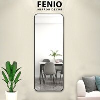 Gương soi toàn thân FENIO viền hợp kim nhôm hình chữ nhật khung màu đen, vàng, bạc