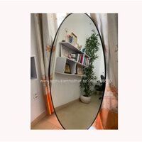 GƯƠNG SOI TOÀN THÂN HÌNH OVAL KHUNG NHÔM TT-156