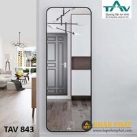 Gương Soi Toàn Thân Khung Nhôm Màu Đen TAV 843