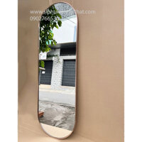 Gương Soi Toàn Thân Treo Tường Khung Hợp Kim Nhôm Màu Nâu Đồng TT-078