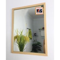 Gương soi treo tường khung màu gỗ, TT-012