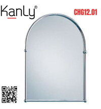 Gương soi treo tường khung bằng đồng Kanly CHG12.01