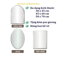 GƯƠNG SOI TREO TƯỜNG NHÀ TẮM NHIỀU KÍCH THƯỚC