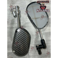 Gương spark carbon chân xoay 360 Cnc