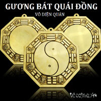 Gương Tiên Thiên Bát Quái Phong Thủy Gương Cầu Lồi Chất Liệu Đồng Nguyên Chất