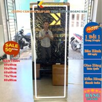 Gương toàn thân đèn led để sàn di động gương đứng trang điểm treo tương cảm ứng thông minh 500x160 cm - guonghoangkim