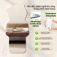 Gương toàn thân hình gấu bằng acrylic chất lượng cao, gương treo tường trang trí tự dán, gương treo tường mềm