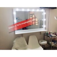 Gương trang điểm có đèn led 90 x 1m2 12 bóng