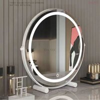 Gương Trang Điểm Có Đèn led Xoay Tròn Tiện Dụng
