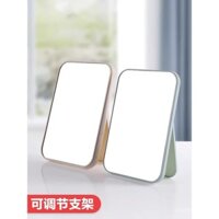 Gương trang điểm để bàn, gương công chúa làm đẹp, gương cầm tay di động cho sinh viên ký túc xá, gương để bàn gập lại
