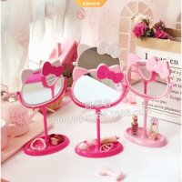 Gương Trang Điểm Để Bàn Hình Hello Kitty Dễ Thương