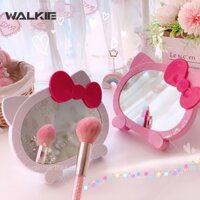 Gương Trang Điểm Để Bàn In Hoạt Hình Hello Kitty Dễ Thương