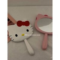 Gương trang điểm Hello Kitty My Melody cầm tay dễ thương cho sinh viên ký túc xá gương cầm tay cầm tay gương bỏ túi