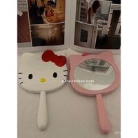 Gương trang điểm Hello Kitty My Melody cầm tay dễ thương cho sinh viên ký túc xá gương cầm tay cầm tay gương bỏ túi