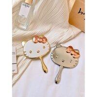 Gương trang điểm mèo dễ thương 3D có thể gập lại, gương mini cầm tay, cảm giác cao cấp cho phụ nữ