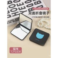 Gương trang điểm mini cầm tay, gương gấp hai mặt cho sinh viên sử dụng tại ký túc xá và ở nhà