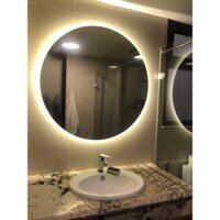 Gương trang trí tròn đèn hậu led decor D40