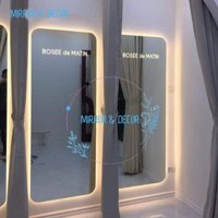 Gương Treo Tường Gương Soi Toàn Thân Không Viền Đủ Size Gương Đèn Led Hậu Gương Thiết Kế Trang Trí Nhà Cửa Nội Thất