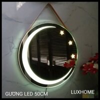 Gương Treo Tường LED Decor Siêu Xinh 😍 Tròn 50cm