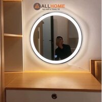 Gương Treo Tường Nhà Tắm Bàn Trang Điểm Có Led Cao Cấp Allhome Kích Thước D40 D50 D60 Cm