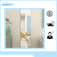 Gương treo tường toàn thân chống vỡ soi, phong cách tủ quần áo, hình vuông