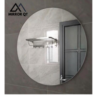Gương tròn dán tường, gương nhà tắm chống ố mốc kích thước 40cm, 50cm