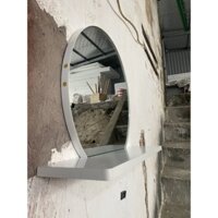 Gương tròn treo tường, gương bàn trang điểm đa sắc D40cm (Vietnamese House)