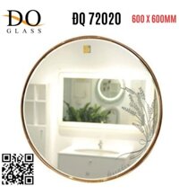 Gương tròn viền inox Đình Quốc ĐQ 63002 (600x6000mm)